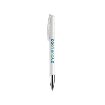 Bolígrafo pulsador de plástico de colores mate hecho en EU
