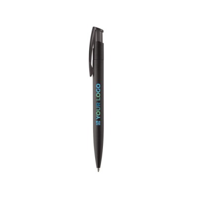 Bolígrafo de plástico de colores con acabado soft-touch