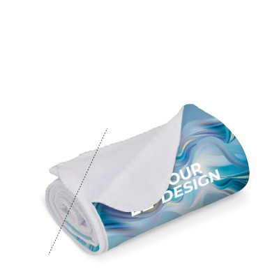 Manta de polar fleece de tacto ultra suave para sublimación 190 g/m2