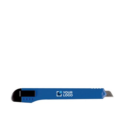 Cutter de varios colores con cuchilla de 12 posiciones para enganchar