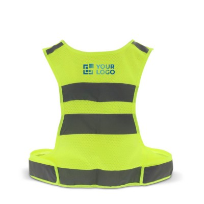 Chaleco de seguridad con bandas reflectantes con talla ajustable