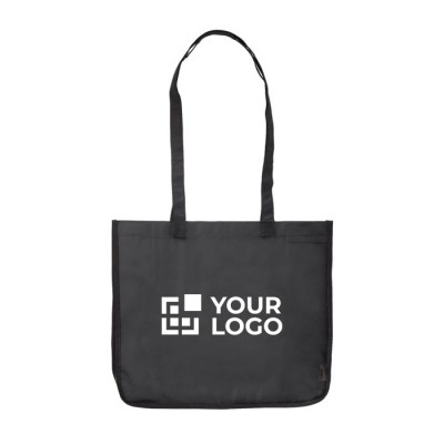 Bolsa de non-woven laminado de colores con los lados en blanco vista principal