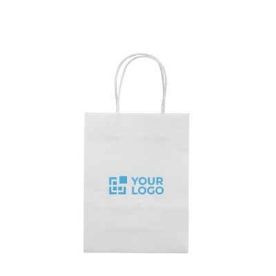 Bolsa de papel kraft de colores pequeña para regalo 120 g/m2