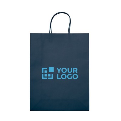 Bolsa de papel kraft de colores grande para regalo 120 g/m2