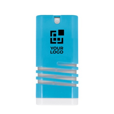 Dispensador de limpiador para las manos con diseño a color 20ml color azul claro
