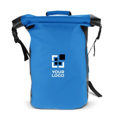 Mochila roll-top impermeable con tirantes acolchados 25L