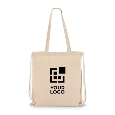 Bolsa y mochila de cuerdas de algodón OEKO-TEX 140 g/m2 Bolsa y mochila de cuerdas de algodón OEKO-TEX 140 g/m2