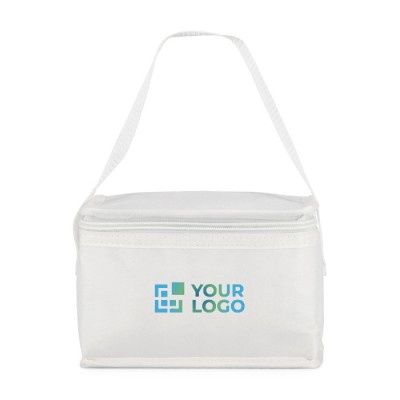 Bolsa nevera con forro de aluminio en el interior para 6 latas Bolsa nevera con forro de aluminio en el interior para 6 latas