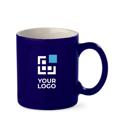 Taza de cerámica en varios colores con capacidad de 300ml
