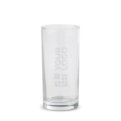 Vaso de vidrio apto para lavavajillas con capacidad de 270ml