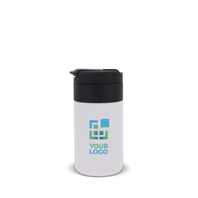 Botella térmica de doble pared con tapa abatible 250ml