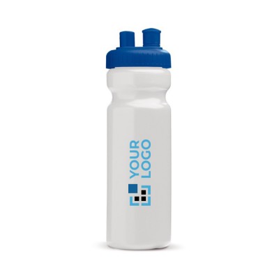 Bidón libre de BPA con diseño TopActive con atomizador 750ml color blanco/negro