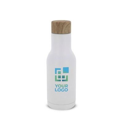 Botella de doble pared de acero inoxidable con colador para té 340ml
