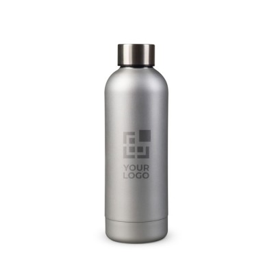 Botella de doble pared de acero inoxidable con acabado mate 500ml