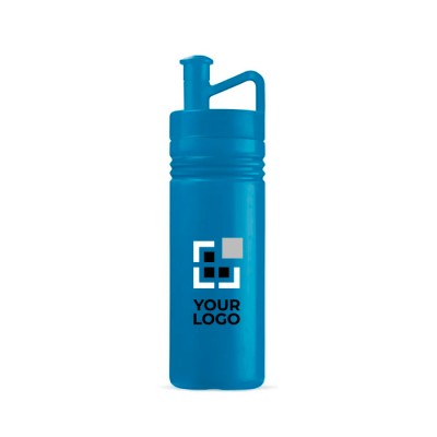 Bidón deportivo con diseño TopActive de tapón ergonómico 500ml color verde lima transparente