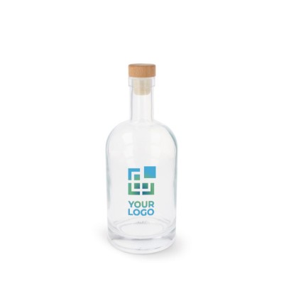 Botella sostenible hecha de vidrio con tapa de FSC 750ml