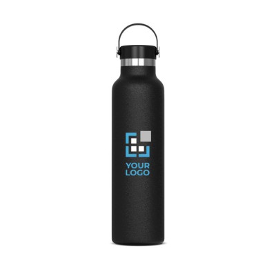 Botella de acero inoxidable 100% antifugas con asa de transporte 650ml