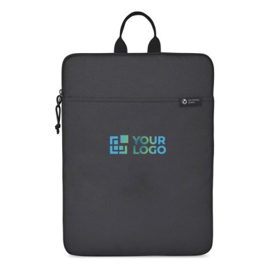 Funda portátil RPET con compartimento acolchado de cremallera 16"