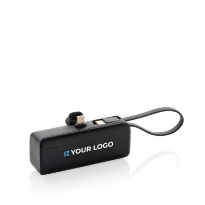 Batería externa con conector lightning y diversos puertos 3.000 mAh