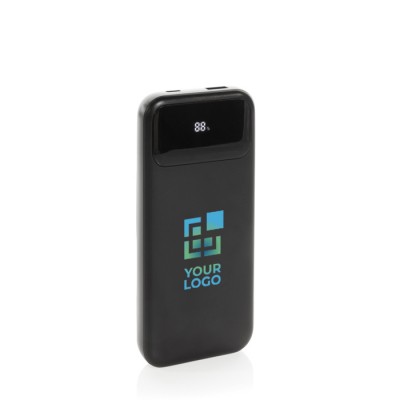 Powerbank con cables integrados pantalla digital 10.000 mAh