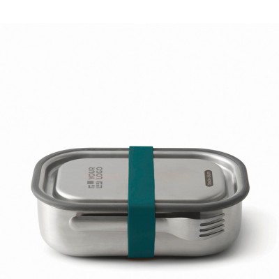 Fiambrera de acero inoxidable con cubierto y cinta Black+Blum 1 L
