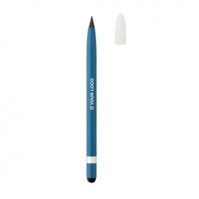 Bolígrafo sin tinta de aluminio con goma vista principal