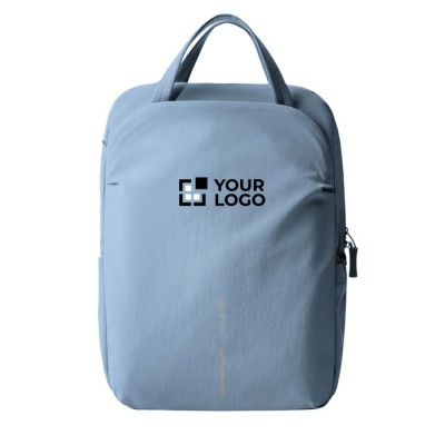 Mochila expansible en tejido reciclado con cremallera Duo-Zipper 16"