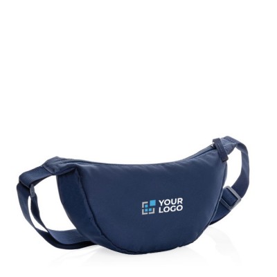 Bandolera ajustable de poliéster reciclado con gran compartimento
