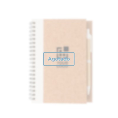 Libreta con espiral y tapa de corcho vista principal - agotado