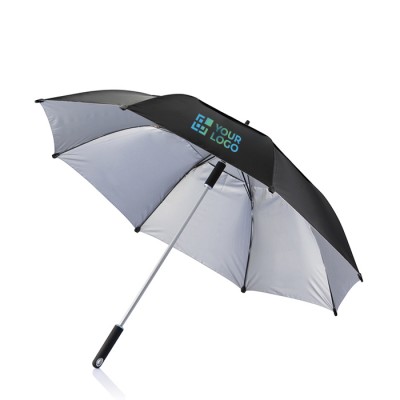 Paraguas publicitario con doble capa de tela