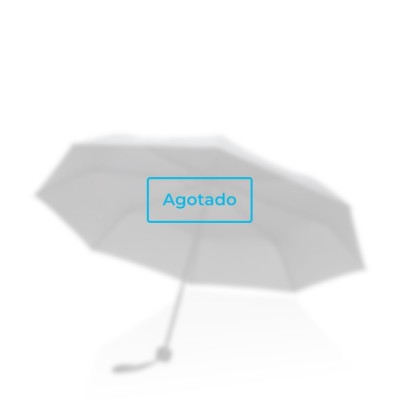 Paraguas plegable de plástico reciclado vista principal - Agotado