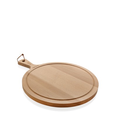 Tabla para cortar de madera redonda de gama alta Boska