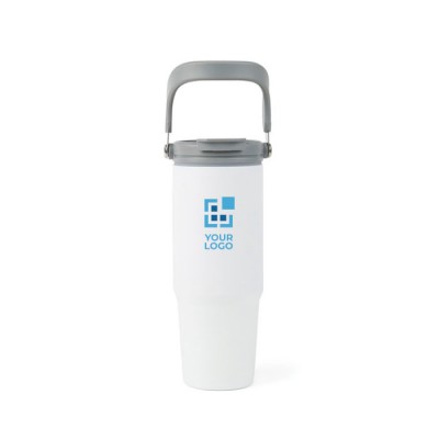 Botella térmica de acero inoxidable reciclado con asa 880ml