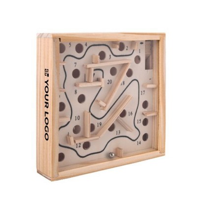 Juego de laberinto en caja de madera para publicidad Ability Maze