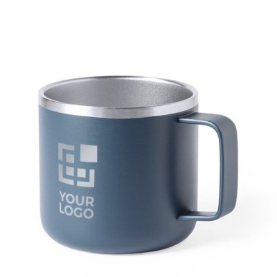 Taza de acero inoxidable con diseño bicolor 350ml Summer Camp Taza de acero inoxidable con diseño bicolor 350ml Summer Camp