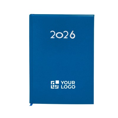 Agenda de tapa rígida de PU con vista diaria en inglés y español B5 Agenda de tapa rígida de PU con vista diaria en inglés y español B5