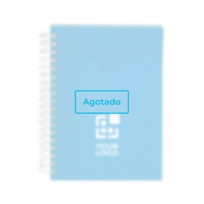 Agendas con logo de anillas con vista diaria en inglés y español B5 Daily