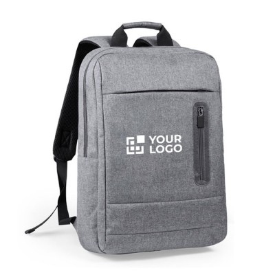 Mochila de nylon con bolsillo acolchado para PC de 15'' Essential Mochila de nylon con bolsillo acolchado para PC de 15'' Essential