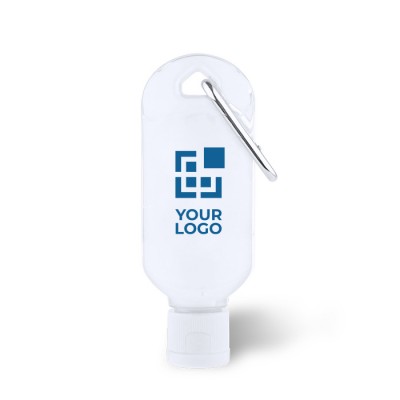 Gel para higiene y limpieza con mosquetón y dosificador 30ml Hold Gel para higiene y limpieza con mosquetón y dosificador 30ml Hold