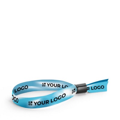 Pulseras de tela personalizadas de poliéster con cierre inviolable Sublim  Pulseras de tela personalizadas de poliéster con cierre inviolable Sublim