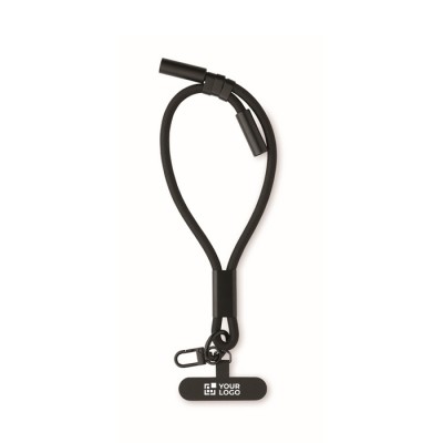 Pulsera de RPET para el móvil con cable de carga y datos Pulsera de RPET para el móvil con cable de carga y datos