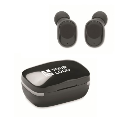 Auriculares promocionales inalámbricos intraaurales con estuche Small