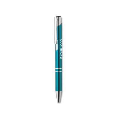 Bolígrafos grabados metálicos populares para regalo tinta azul Aster Bolígrafos grabados metálicos populares para regalo tinta azul Aster