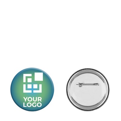 Chapas promocionales con logotipo estilo clásico Ø58mm PinStyle Chapas promocionales con logotipo estilo clásico Ø58mm PinStyle