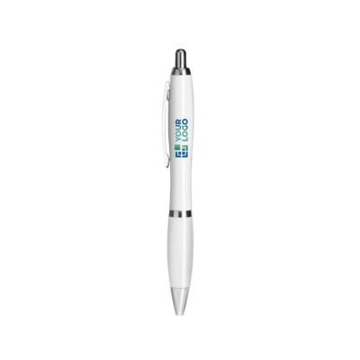 Bolígrafo de plástico tinta azul y tratamiento antibacteriano Bolígrafo de plástico tinta azul y tratamiento antibacteriano