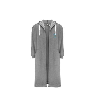 Bata de baño con dos bolsillos, capucha y cinturón para la cintura