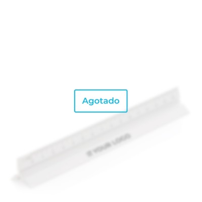 Regla publicitaria de aluminio con 5 escalas 15cm