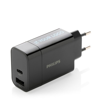 Adaptador Philips de pared de 30 W para carga ultrarrápida Adaptador Philips de pared de 30 W para carga ultrarrápida