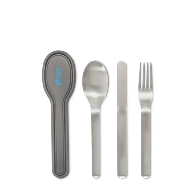 Set elegante de cubiertos de acero inoxidable Black+Blum