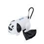 Dispensador de 15 bolsas para macotas en forma de perro